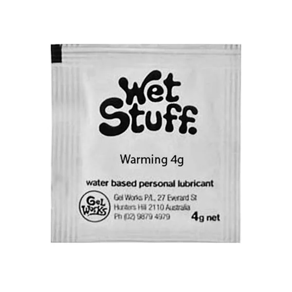 Wet Stuff Gold Warming 4g Sachet