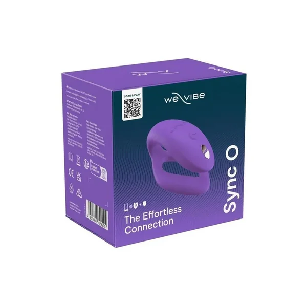 We-Vibe Sync O Rechargeable Silicone Couples Vibrator with Remote Control – Light Purple