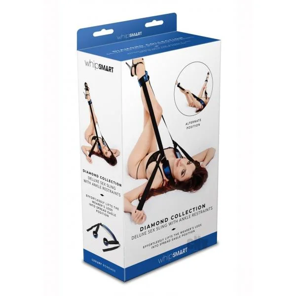 Whipsmart Deluxe Sex Sling Ankle Blue