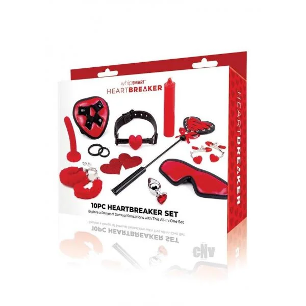 Whipsmart Heartbreaker Set 10pc Red/blk