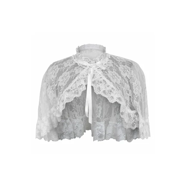 White Lace Cape