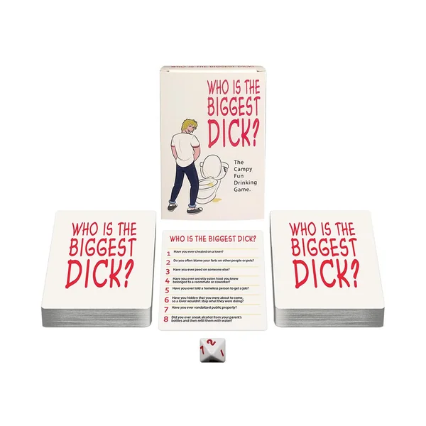Who''s the Biggest Dick? Drinking Card Game
