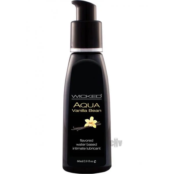 Wicked Aqua Lubricant Vanilla Bean 2oz