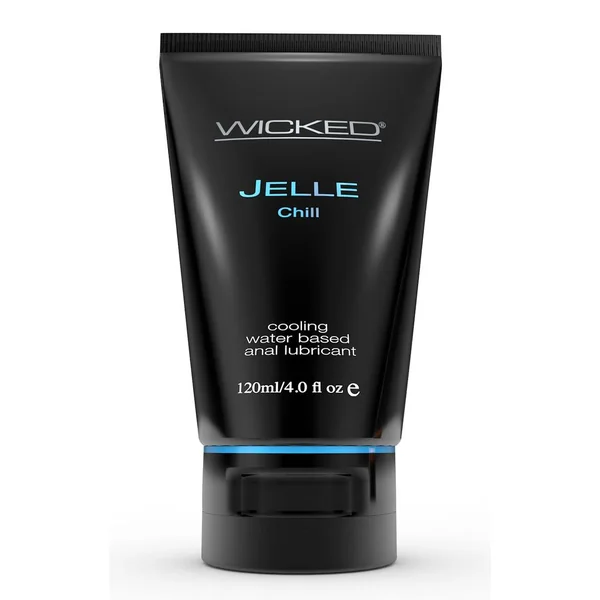 Wicked Jelle Chill Waterbased Anal Gel 4 Ounce