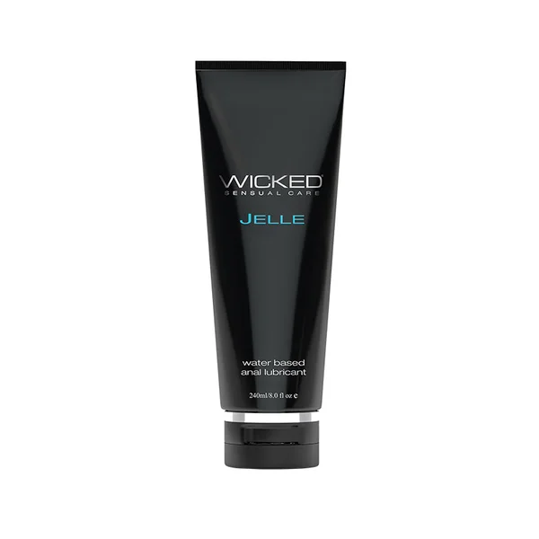 Wicked Jelle Water Based Anal Gel Lube 8oz