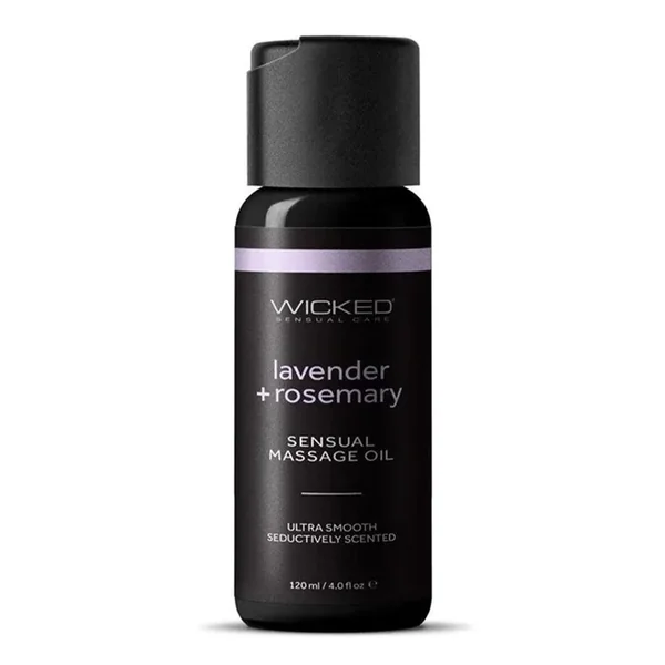 Wicked Lavender + Rosemary Sensual Vegan Massage Oil