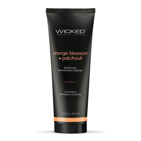 Wicked Sensual Massage Cream – Orange Blossom and Patchouli