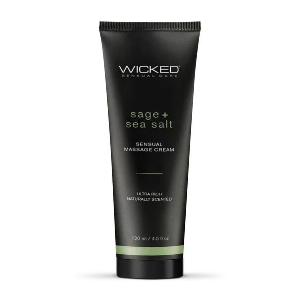 Wicked Sensual Massage Cream – Sage and Sea Salt