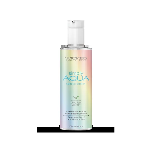 Wicked Simply Aqua Special Edition Lube - 4 oz