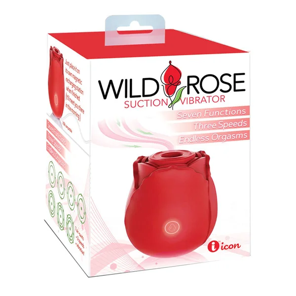 Wild Rose Suction Vibrator Air Pulse Stimulator