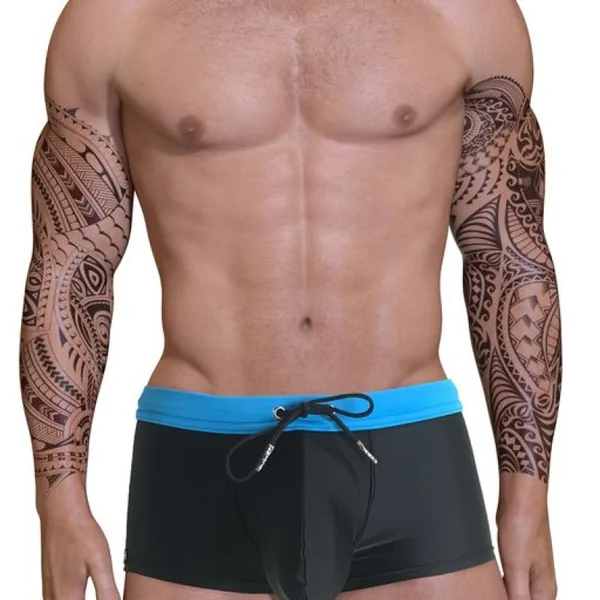 WildmanT Big Boy Pouch Swim Square Cut Blue