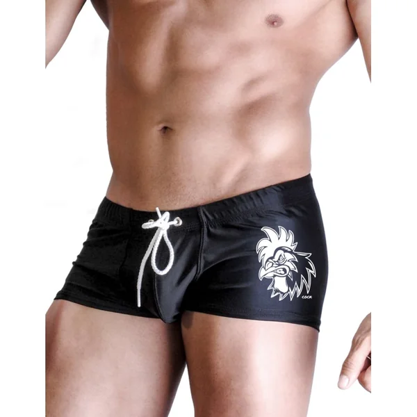 WildmanT Cock Square Cut Swim Black