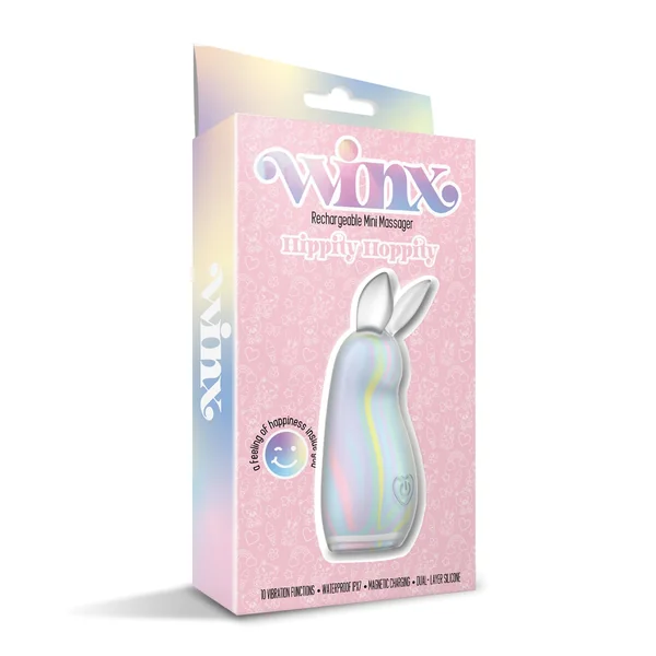 WINX Hippity Hoppity Squishy Silicone Vibrator - Multi-Color