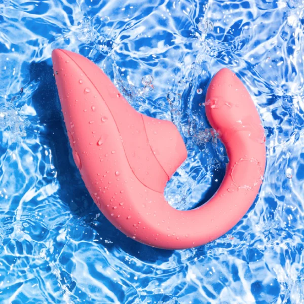 Womanizer Blend Pleasure Air Clitoral & G-Spot Rabbit - Rose