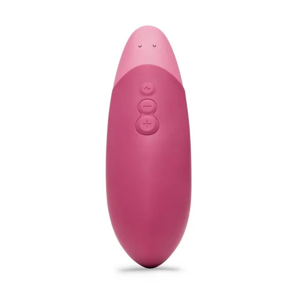 Womanizer Vibe Rechargeable Silicone Clitoral Vibrator – Dusky Pink