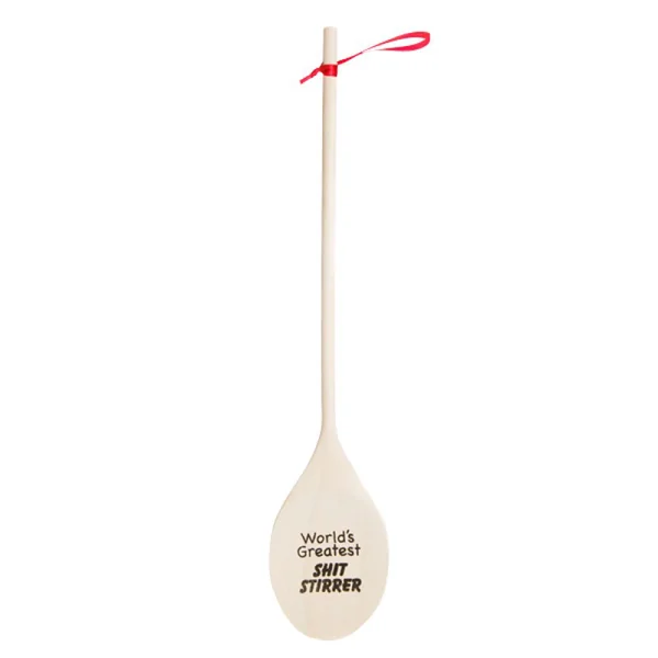 World's Greatest Shit Stirrer Giant Novelty Wooden Spoon