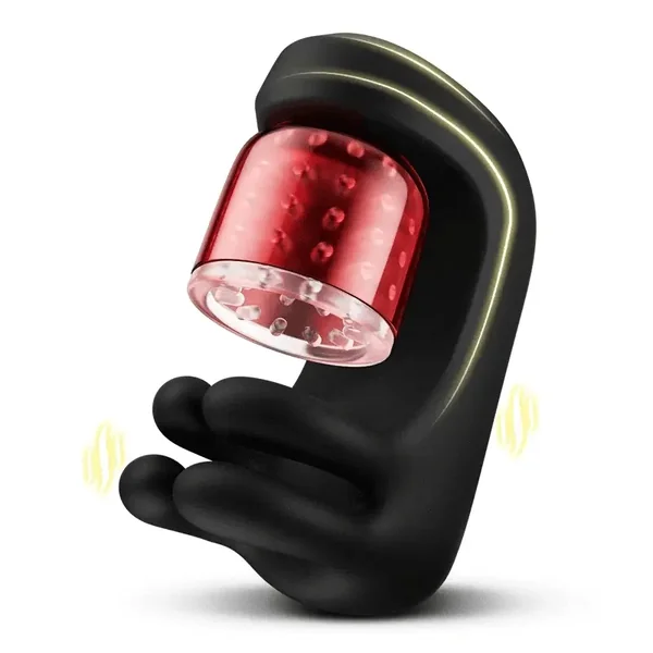 XG10: Male Glans Trainer Masturbator with 9-Frequenc Bite & Rotation & Vibration Modes