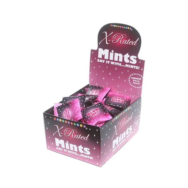 X-Rated Mints - 100 Piece p.o.p Display - 3.1g Bags
