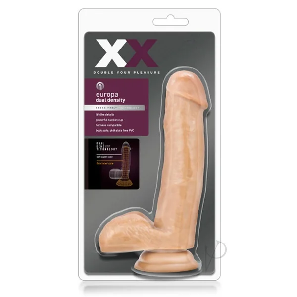 XX Europa Realistic Suction Cup Dildo With Balls