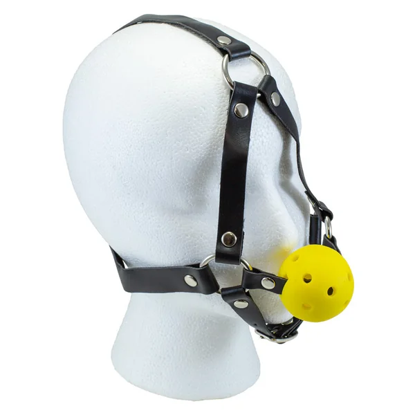 Y Strap Ball Gag - Packed In Sealed Foil Bags