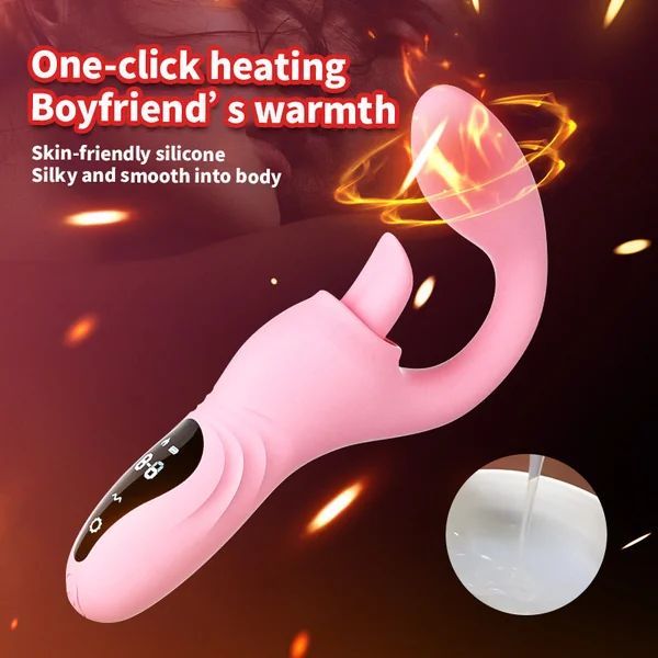 Yeain Half Curved Sweet Tongue G-Spot Heating Vibrator
