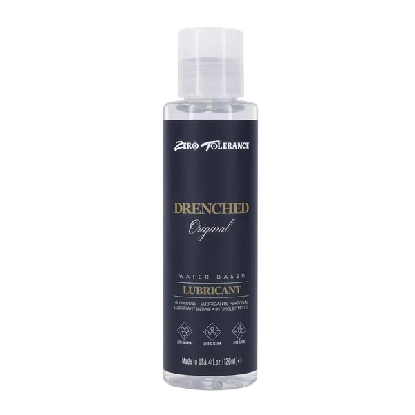 Zero Tolerance Drenched Original Water Based Lubricant 4oz