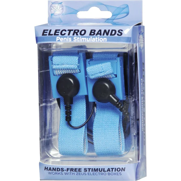 Zeus Electro Bands Penis Stimulation Blue