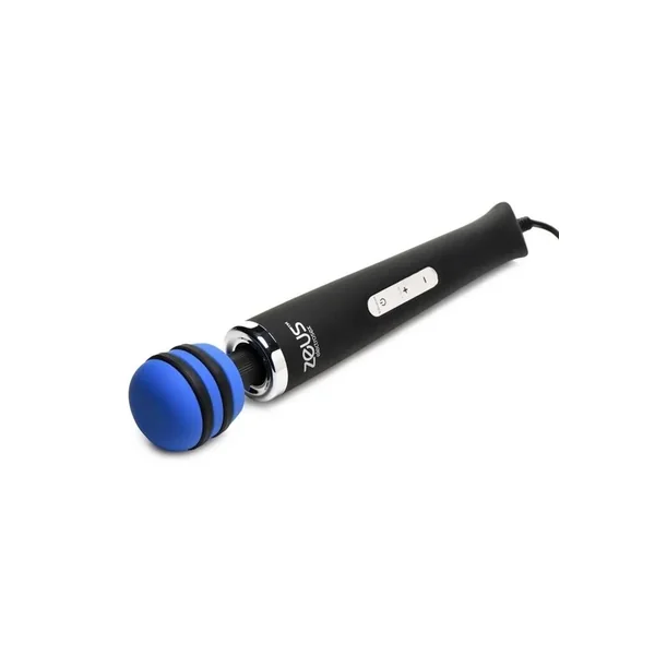 Zeus Electrosex E-Stim Vibrating Silicone Wand Massager
