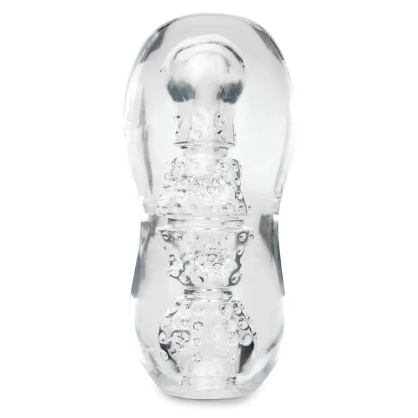ZOLO Gripz Dotted Stroker Masturbator – Clear