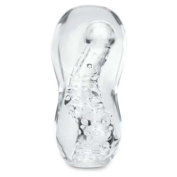 ZOLO Gripz Wavy Stroker Masturbator – Clear