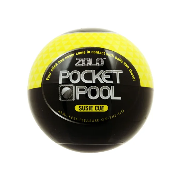 ZOLO Pocket Pool Susie Cue Masturbator Sleeve – Yellow
