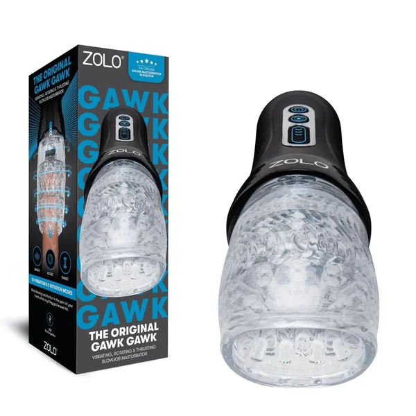 Zolo The Original Gawk Gawk Vibrating Rotating and Thrusting Blow Job Masturbator