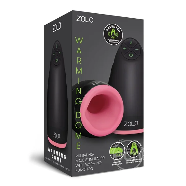 Zolo Warming Dome Pulsating Male Stimulator with Warming Function