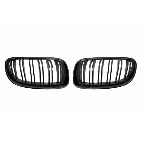 Μπροστινός Kidney Grilles για BMW 3 Series E92 E93 Coupe Convertible PreLCI (2006-2009) Double Stripe M-Package Sport Design